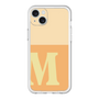 スリムプロテクションプレミアムケース［ オリジナル - initial two tone - M orange ］