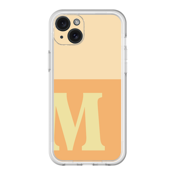 スリムプロテクションプレミアムケース［ オリジナル - initial two tone - M orange ］