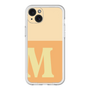 スリムプロテクションプレミアムケース［ オリジナル - initial two tone - M orange ］