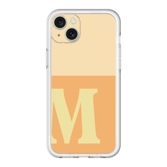 スリムプロテクションプレミアムケース［ オリジナル - initial two tone - M orange ］