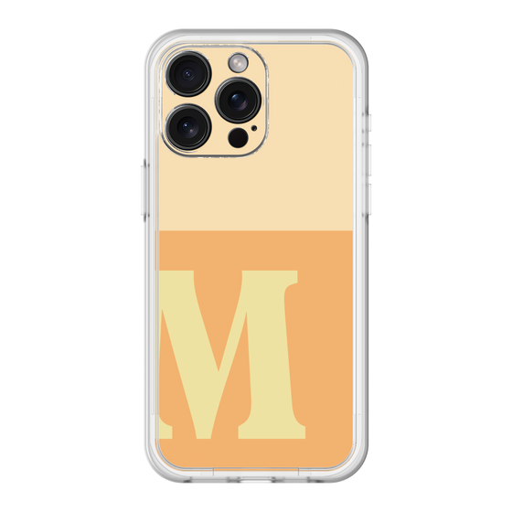 スリムプロテクションプレミアムケース［ オリジナル - initial two tone - M orange ］