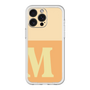 スリムプロテクションプレミアムケース［ オリジナル - initial two tone - M orange ］