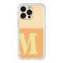 スリムプロテクションプレミアムケース［ オリジナル - initial two tone - M orange ］