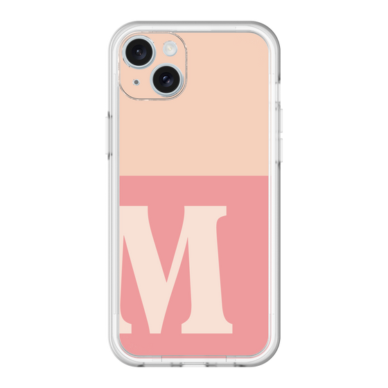 スリムプロテクションプレミアムケース［ オリジナル - initial two tone - M pink ］