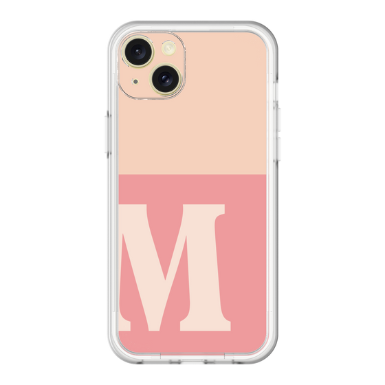 スリムプロテクションプレミアムケース［ オリジナル - initial two tone - M pink ］