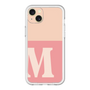 スリムプロテクションプレミアムケース［ オリジナル - initial two tone - M pink ］