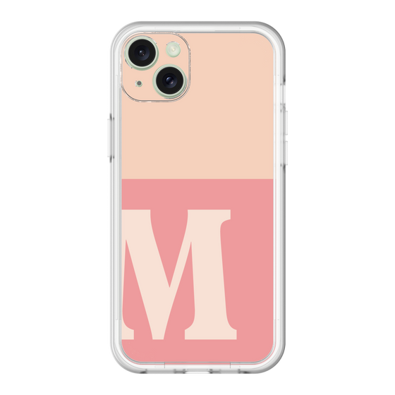 スリムプロテクションプレミアムケース［ オリジナル - initial two tone - M pink ］