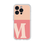 スリムプロテクションプレミアムケース［ オリジナル - initial two tone - M pink ］