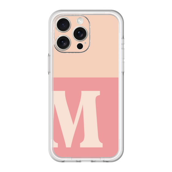 スリムプロテクションプレミアムケース［ オリジナル - initial two tone - M pink ］