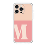 スリムプロテクションプレミアムケース［ オリジナル - initial two tone - M pink ］
