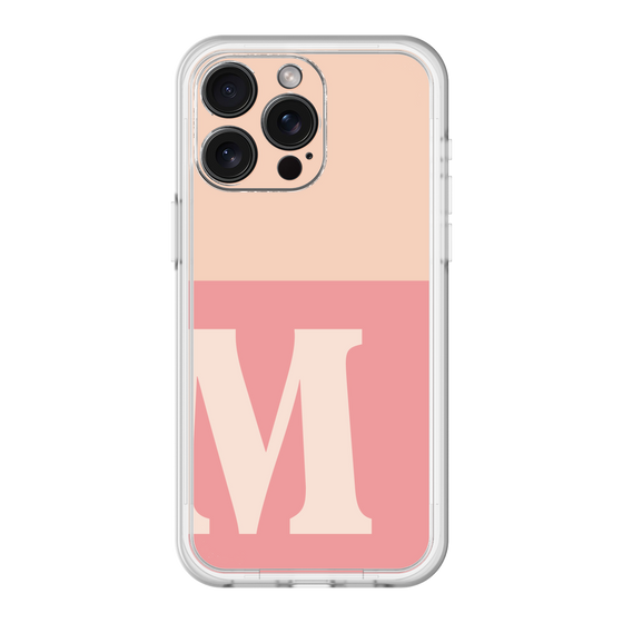 スリムプロテクションプレミアムケース［ オリジナル - initial two tone - M pink ］