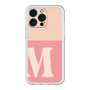 スリムプロテクションプレミアムケース［ オリジナル - initial two tone - M pink ］