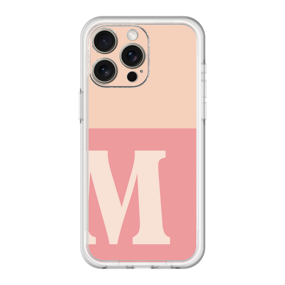 スリムプロテクションプレミアムケース［ オリジナル - initial two tone - M pink ］