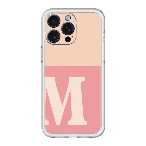 スリムプロテクションプレミアムケース［ オリジナル - initial two tone - M pink ］