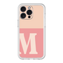 スリムプロテクションプレミアムケース［ オリジナル - initial two tone - M pink ］