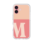 スリムプロテクションプレミアムケース［ オリジナル - initial two tone - M pink ］