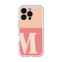 スリムプロテクションプレミアムケース［ オリジナル - initial two tone - M pink ］