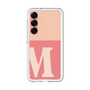スリムプロテクションプレミアムケース［ オリジナル - initial two tone - M pink ］