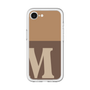 スリムプロテクションプレミアムケース［ オリジナル - initial two tone - M brown ］