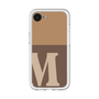スリムプロテクションプレミアムケース［ オリジナル - initial two tone - M brown ］