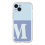スリムプロテクションプレミアムケース［ オリジナル - initial two tone - M blue ］