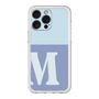 スリムプロテクションプレミアムケース［ オリジナル - initial two tone - M blue ］