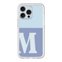 スリムプロテクションプレミアムケース［ オリジナル - initial two tone - M blue ］