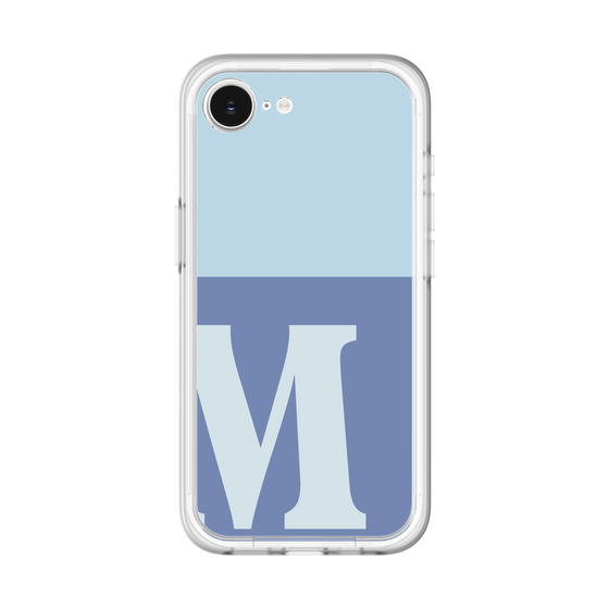スリムプロテクションプレミアムケース［ オリジナル - initial two tone - M blue ］