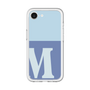 スリムプロテクションプレミアムケース［ オリジナル - initial two tone - M blue ］