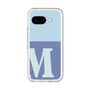 スリムプロテクションプレミアムケース［ オリジナル - initial two tone - M blue ］