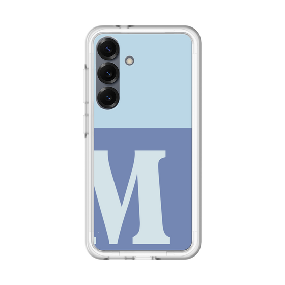 スリムプロテクションプレミアムケース［ オリジナル - initial two tone - M blue ］