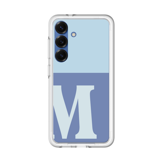 スリムプロテクションプレミアムケース［ オリジナル - initial two tone - M blue ］