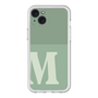 スリムプロテクションプレミアムケース［ オリジナル - initial two tone - M green ］