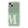 スリムプロテクションプレミアムケース［ オリジナル - initial two tone - M green ］