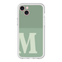 スリムプロテクションプレミアムケース［ オリジナル - initial two tone - M green ］