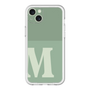 スリムプロテクションプレミアムケース［ オリジナル - initial two tone - M green ］