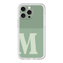 スリムプロテクションプレミアムケース［ オリジナル - initial two tone - M green ］