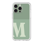 スリムプロテクションプレミアムケース［ オリジナル - initial two tone - M green ］