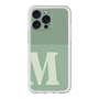スリムプロテクションプレミアムケース［ オリジナル - initial two tone - M green ］