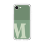 スリムプロテクションプレミアムケース［ オリジナル - initial two tone - M green ］
