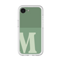 スリムプロテクションプレミアムケース［ オリジナル - initial two tone - M green ］