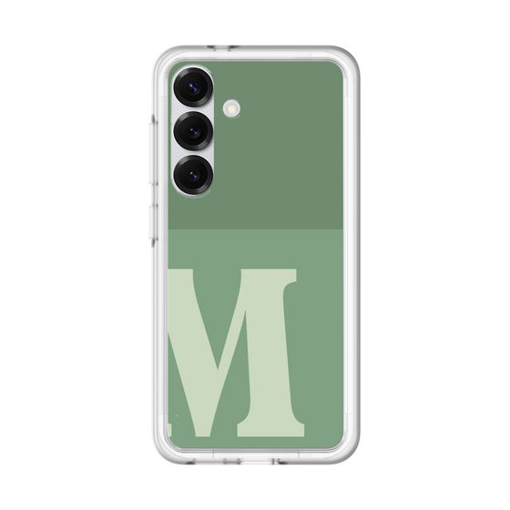 スリムプロテクションプレミアムケース［ オリジナル - initial two tone - M green ］