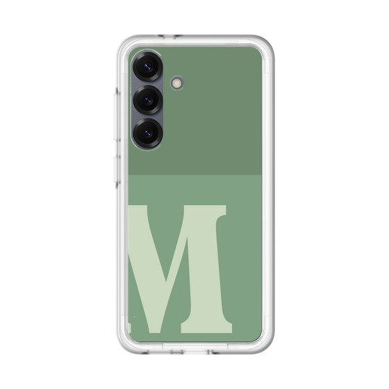 スリムプロテクションプレミアムケース［ オリジナル - initial two tone - M green ］