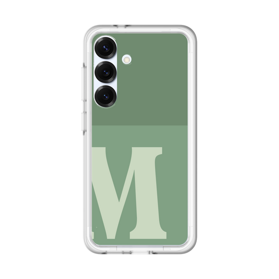 スリムプロテクションプレミアムケース［ オリジナル - initial two tone - M green ］