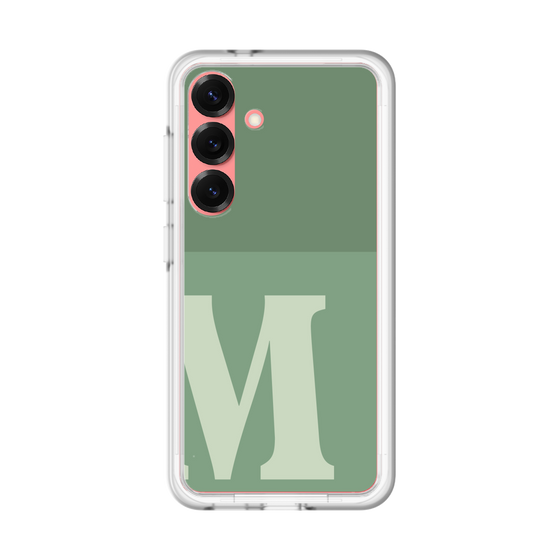 スリムプロテクションプレミアムケース［ オリジナル - initial two tone - M green ］