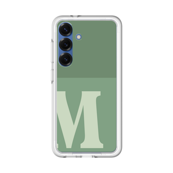 スリムプロテクションプレミアムケース［ オリジナル - initial two tone - M green ］