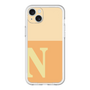 スリムプロテクションプレミアムケース［ オリジナル - initial two tone - N orange ］