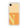 スリムプロテクションプレミアムケース［ オリジナル - initial two tone - N orange ］
