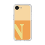 スリムプロテクションプレミアムケース［ オリジナル - initial two tone - N orange ］