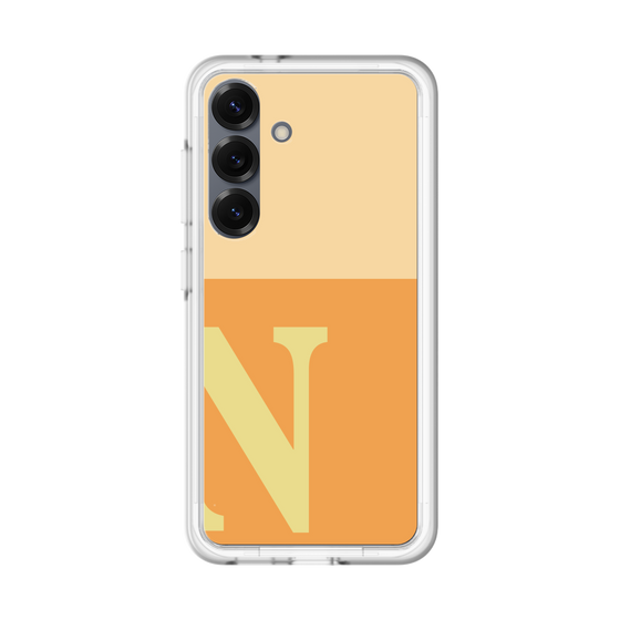 スリムプロテクションプレミアムケース［ オリジナル - initial two tone - N orange ］